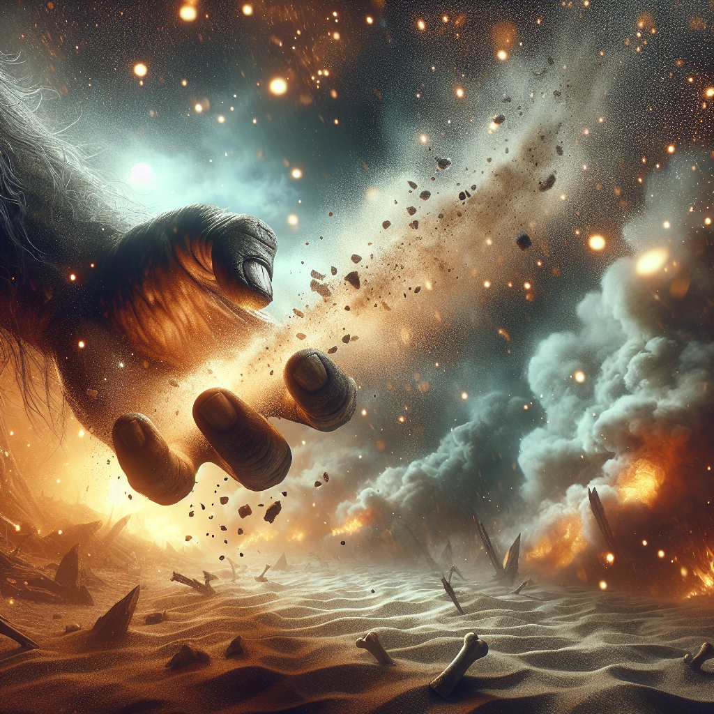 Sand in die Augen