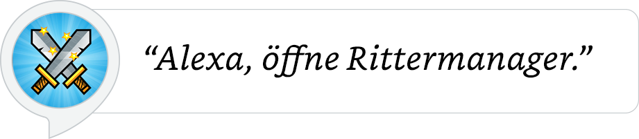 Alexa Skill Rittermanager